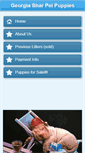 Mobile Screenshot of georgiasharpeipuppies.com